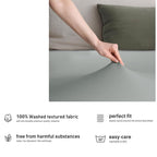 Hotel Quality Fitted sheets - 2 Piece Fitted sheets  -Breathable Bedding - Wrinkle, Fade, Stain Resistant- 26inch/40cm Deep Pocket Fitted Bed Sheet-Wrinkle and Fade Resistant,(Silver-gray,Super King)