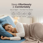 Hotel Quality Fitted Sheet - 1 Piece Fitted Sheet  -Breathable Bedding - Wrinkle, Fade, Stain Resistant- 16inch/40cm Deep Pocket Fitted Bed Sheet-Wrinkle and Fade Resistant,(Ocean,Single)
