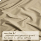 3 Piece Bed Sheet Set- Bedding Sheets & Pillowcases -Breathable Bedding - Wrinkle, Fade, Stain Resistant-Deep Pocket Flat Fitted Bed Sheet Set(Cream White,King Single)