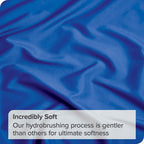 4 Piece Bed Sheet Set- Bedding Sheets & Pillowcases -Breathable Bedding - Wrinkle, Fade, Stain Resistant-Deep Pocket Flat Fitted Bed Sheet Set(Royal blue,Queen)