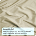 2 Piece Fitted Sheet Set- Fitted Sheet & Pillowcases -Breathable Bedding - Wrinkle, Fade, Stain Resistant- 40cm Deep Pocket Fitted Bed Sheet Set(Cream White,Single)