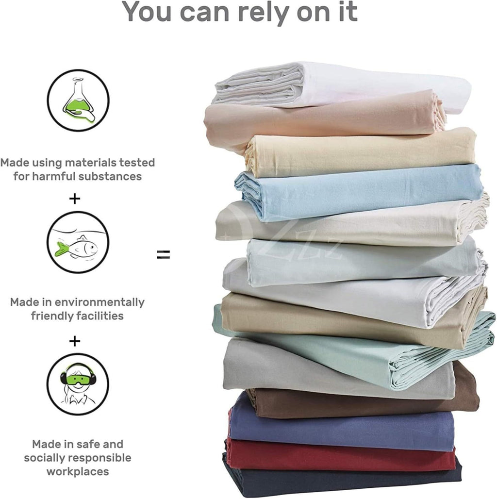 Elegant Comfort Premium Hotel Quality 1-Piece Single Flat Sheet, Luxury and Softest 2000 Thread Count Bedding Flat Sheet(Single,Olive green)