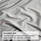 Elegant Comfort Premium Hotel Quality 1-Piece Single Flat Sheet, Luxury and Softest 2000 Thread Count Bedding Flat Sheet(Single,Silver-gray)