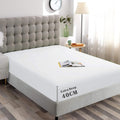 Hotel Quality Fitted Sheet - 1 Piece Fitted Sheet  -Breathable Bedding - Wrinkle, Fade, Stain Resistant- 16inch/40cm Deep Pocket Fitted Bed Sheet-Wrinkle and Fade Resistant,(White,Single)