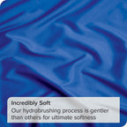 Elegant Comfort Premium Hotel Quality 1-Piece Super King Flat Sheet, Luxury and Softest 2000 Thread Count Bedding Flat Sheet(Super King,Royal blue)