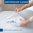 4 Piece Hotel Bamboo Cooling Sheet Set -Ultra Soft 2000TC Breathable Bed Sheets Set with 37 Centimetre Deep Pocket-Cooling Sheets for Hot Sleepers(White,King)