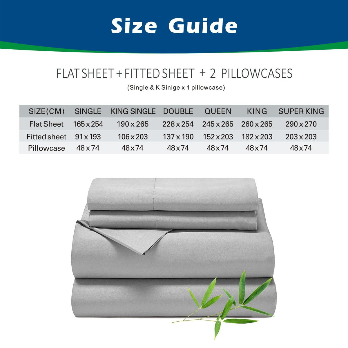 4 Piece Hotel Bamboo Cooling Sheet Set -Ultra Soft 2000TC Breathable Bed Sheets Set with 37 Centimetre Deep Pocket-Cooling Sheets for Hot Sleepers(Navy,Super King)