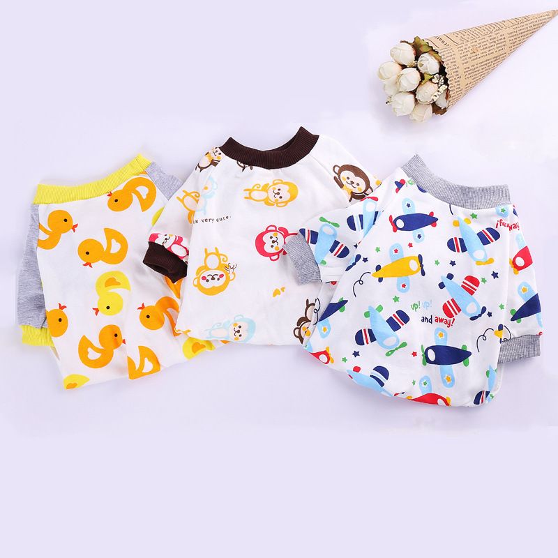 Haji Cotton Pet Four Legged Clothes Small fish XS