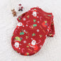 Valley Dog Pet Clothes Fleece Two Legged Autumn Winter (Anhui hair) two legs compound Velvet wine red bottom old man L (chest circumference 45 back length 35)