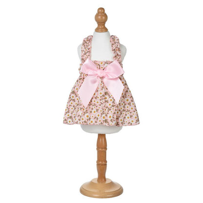 Leisure Darling Pet Dog Dress Cotton Princess Style Pink 12/M