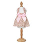 Leisure Darling Pet Dog Dress Cotton Princess Style Pink 14/L