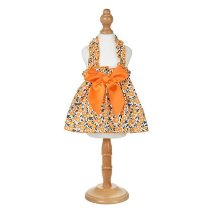 Leisure Darling Pet Dog Dress Cotton Princess Style Blue 10/S