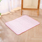 Jun Zhe Pet Ice Silk Cooling Mat for Dogs Ice Silk Pad Pink L(70*55cm) about 170g