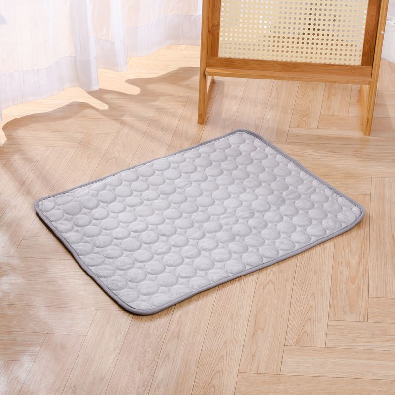 Jun Zhe Pet Ice Silk Cooling Mat for Dogs ice silk pad gray S(50*40cm) about 90g