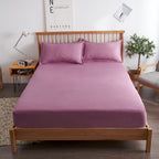 Pure Cotton Mattress Cover Non Slip Bed Sheet Bean paste 150*190cm thin mattress