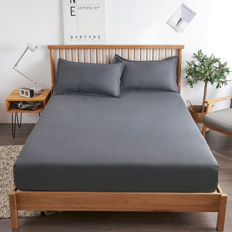 Yuan sheng Cotton Mattress Cover Fitted Style Dark gray 100*200cm thin mattress