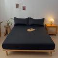 Yuan sheng Cotton Mattress Cover Fitted Style Black 180*200cm thin mattress