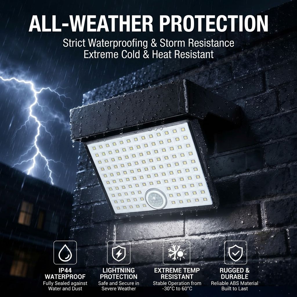 Solar Powered Outdoor LED Floodlight with Remote Control and Motion Sensor, Dual Charging via Solar and USB, Weatherproof Wall Light for Driveway Garden Patio, Choice of 6000K Daylight or 3000K Warm Glow (3000K Warm，2PCS)