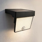 Solar Powered Outdoor LED Floodlight with Remote Control and Motion Sensor, Dual Charging via Solar and USB, Weatherproof Wall Light for Driveway Garden Patio, Choice of 6000K Daylight or 3000K Warm Glow (6000K White，2PCS)