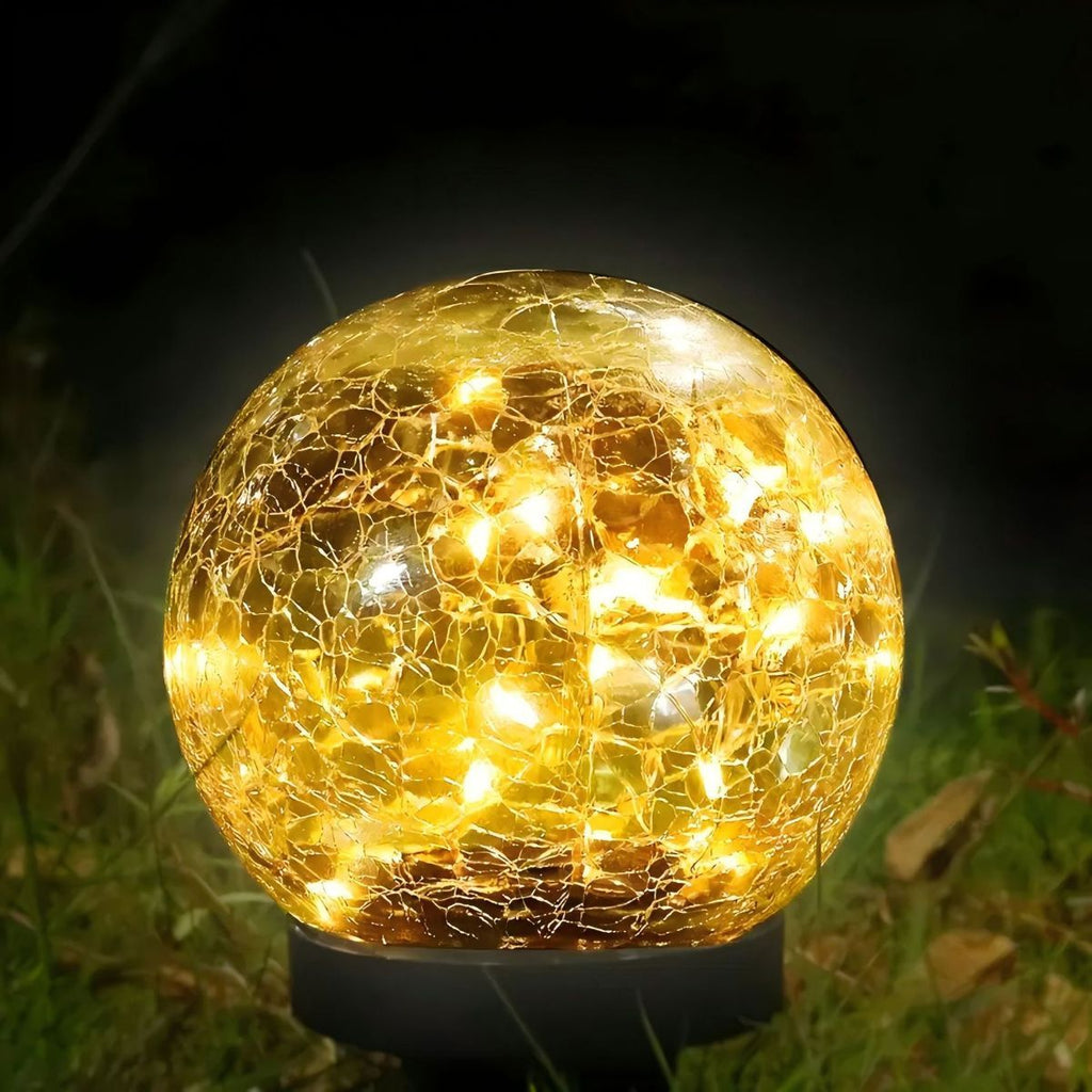 Outdoor Globe Led Garden Lights Pathway Lighting Garden Illumination Lawn - Multi-color - Size 2