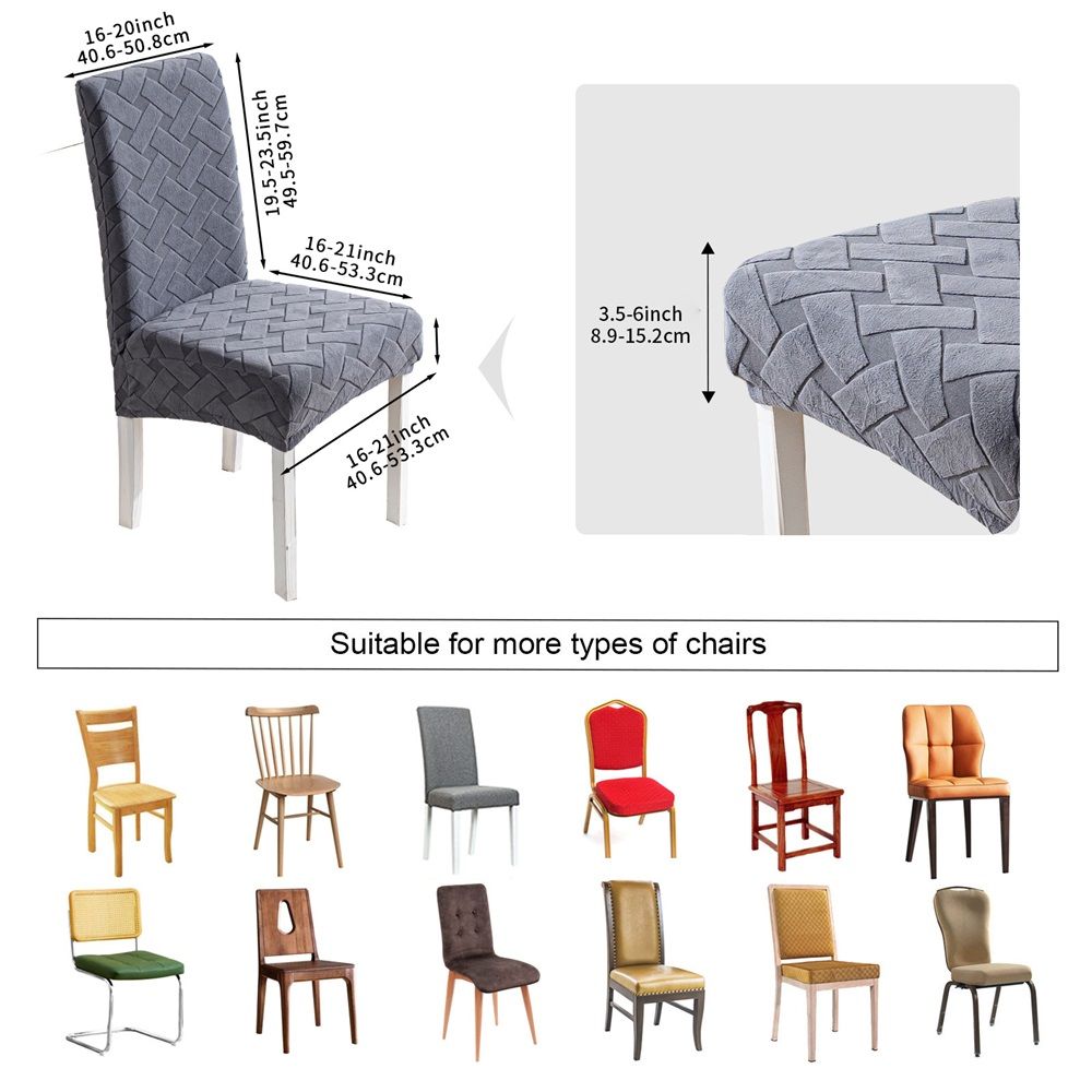 2 pack Chair Covers for Dining Room Dining Chair Covers Kitchen Chair Covers, for Dining Room Chair Protector Cover, Removable, Washable