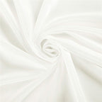 Round Tablecloth - 72 Inch Ivory Round Table Cloth for 24 to 48 Inch Round Tables - Heavy Duty Washable Fabric - for Buffet Table, Holiday Party, Dinner, Wedding & Baby Shower
