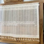 Window Toppers Valances Short Curtain for Windows Wide Pocket Valences Blend Crochet Lace Valances for Windows Living Room Bedroom Kitchen Dining Room 59x19.68 inches 1 Panel（Only curtains）