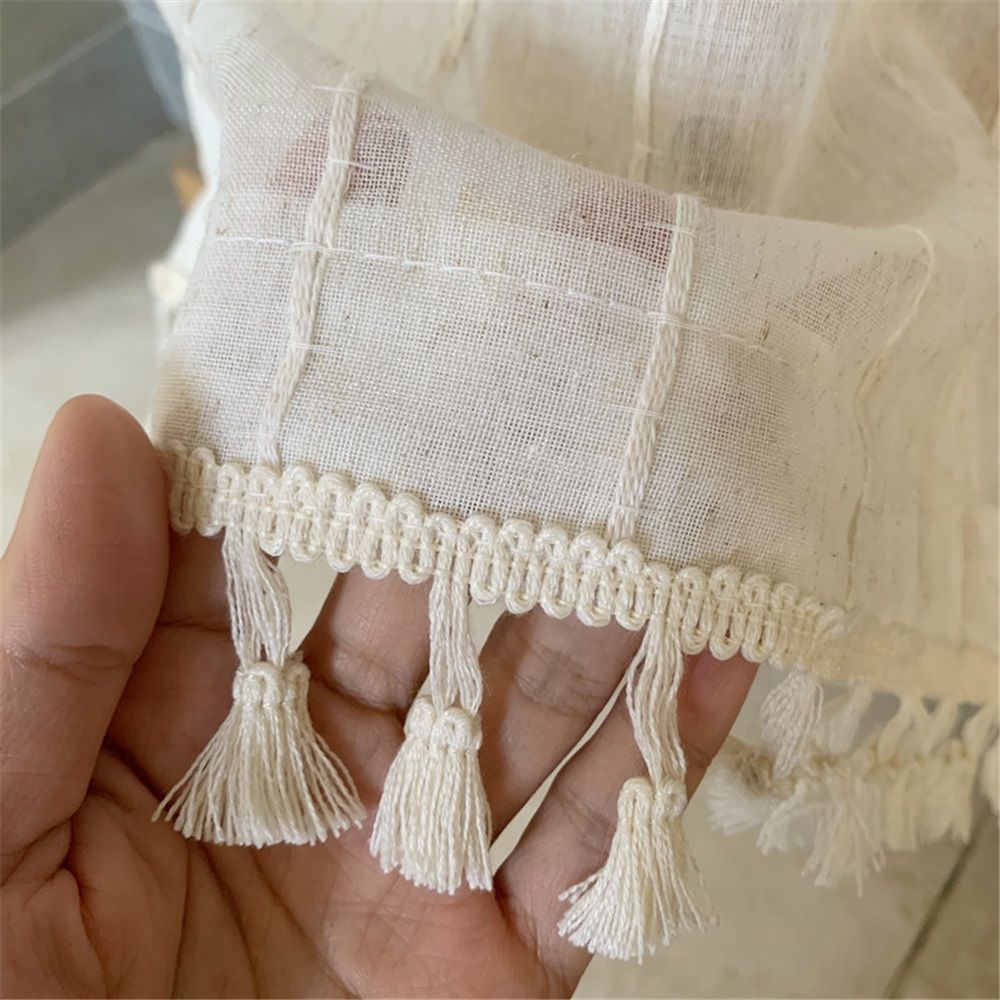 Window Toppers Valances Short Curtain for Windows Wide Pocket Valences Blend Crochet Lace Valances for Windows Living Room Bedroom Kitchen Dining Room 59x19.68 inches 1 Panel（Only curtains）