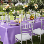 Rectangular Satin Tablecloth - , Rectangle Shiny Satin Table Linens for Rectangular TablesParty Christmas Birthday Hotel Wedding Decoration Restaurant（152*213cm/60*84inch Purple）