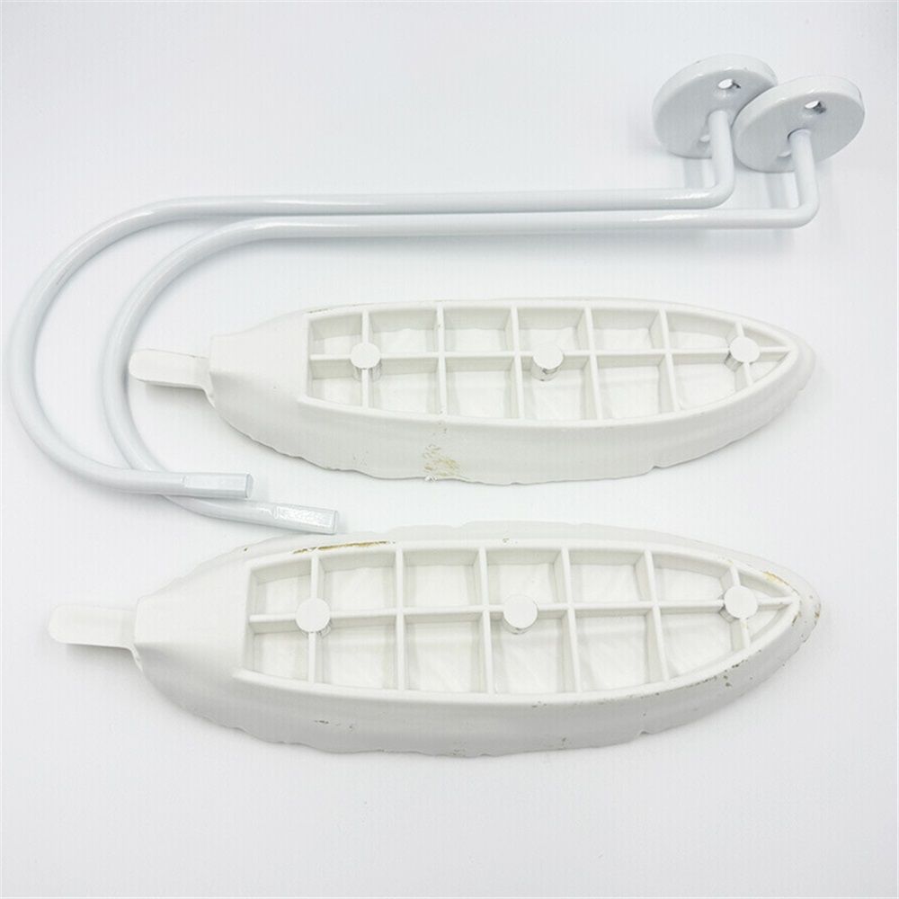 Curtain Tiebacks white Vintage Big Leaf Design Curtain Holdbacks Curtain Drapery Holdbacks Tie Back Hook -2pcs