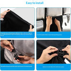 Infant Airplane Seat Extender Travel Bed | Baby on Lap Flight Bed | Foldable Soft Airplane Baby Travel Seat Extender on Lap with Neck Pillow | Fits Economy Seats | Black