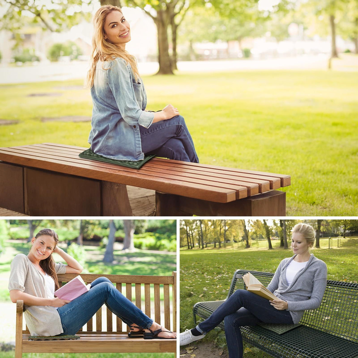 Stadium Seat Pad, Camping Foam Pad, Foldable Z Stadium Seat Cushion Insulated Sitting Pad for Camping Backpacking Stadium Outdoor