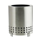 Stainless Steel Fire Pit Mini Bonfire Pit Iron Camping Stove Table Tabletop Smokeless Fire Pit Outdoor Firepit for Picnic