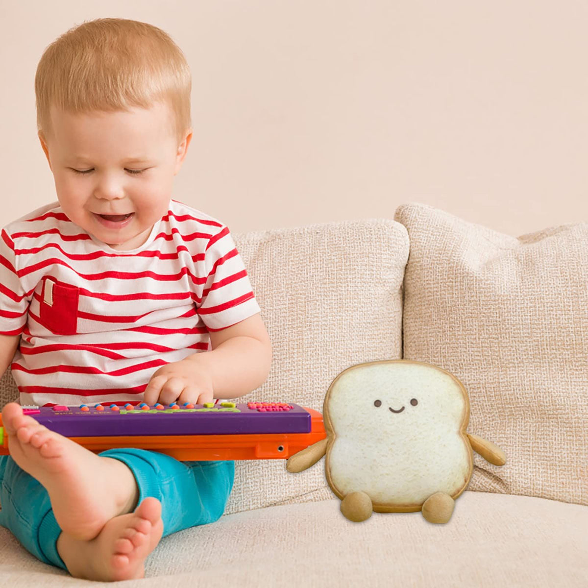 Toast bread pillow, bread shaped pillow, fun food, bread pillow, facial expressions, plush toast, sofa pillow
