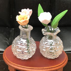 4 Pcs Doll House Vase Mini Vase Ornaments Mini House Toys Miniature Collection Toys Mini House Supplies Mini Vase Props