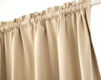 Room Darkening Sidelight Door Panel - Window Treatment Thermal Insulated French Sliding Glass Door Curtain for Privacy 
25*40