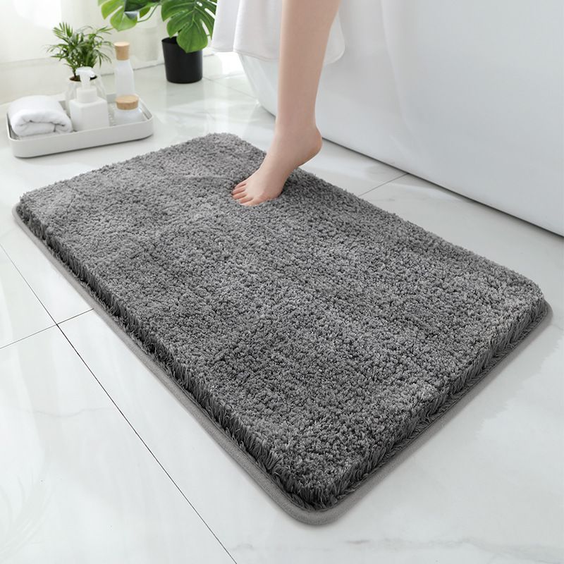 Bathroom Rugs Plush Thick Bathroom Rug Extra Soft Bath Mat for Non Slip Machine Washable Bathroom Carpet Microfiber Absorbent