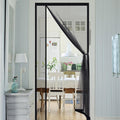 Reversible Left Right Side Opening Magnetic Screen Door Fits Door  Sturdy Fiberglass Mesh Curtain Hands for Patio, Balcony Door