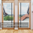 Reversible Left Right Side Opening Magnetic Screen Door Fits Door  Sturdy Fiberglass Mesh Curtain Hands for Patio, Balcony Door