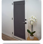 Faux Linen Door Window Covering of Country-Inspired, Room Darkening Window Curtains, Thermal Insulated Tie Up Shades26’’ x 68’’