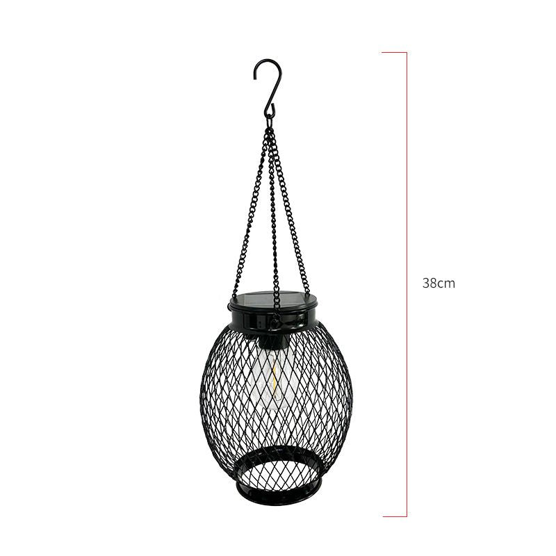 Solar Lantern Outdoor, Upgraded Hanging Lights Outdoor Garden Metal Lanterns Decorative Lighting Powered Waterproof Tree for Yard
