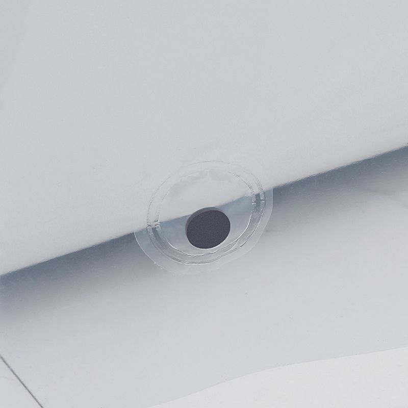 71 inch Wide Stall Shower Curtain Liner with 3 Magnets, Waterproof,Free, Metal Grommets, Clear, 71x71
