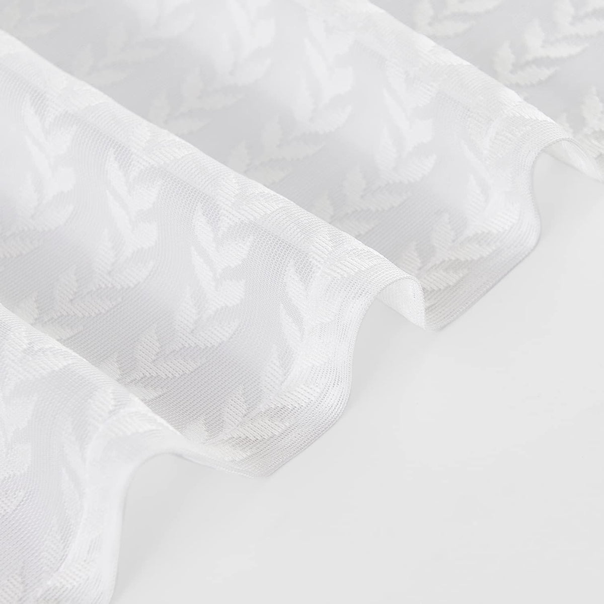 White kitchen curtains with lace, 26 wide and 36 drops transparent coffee shop curtains, small tavern semi transparent short