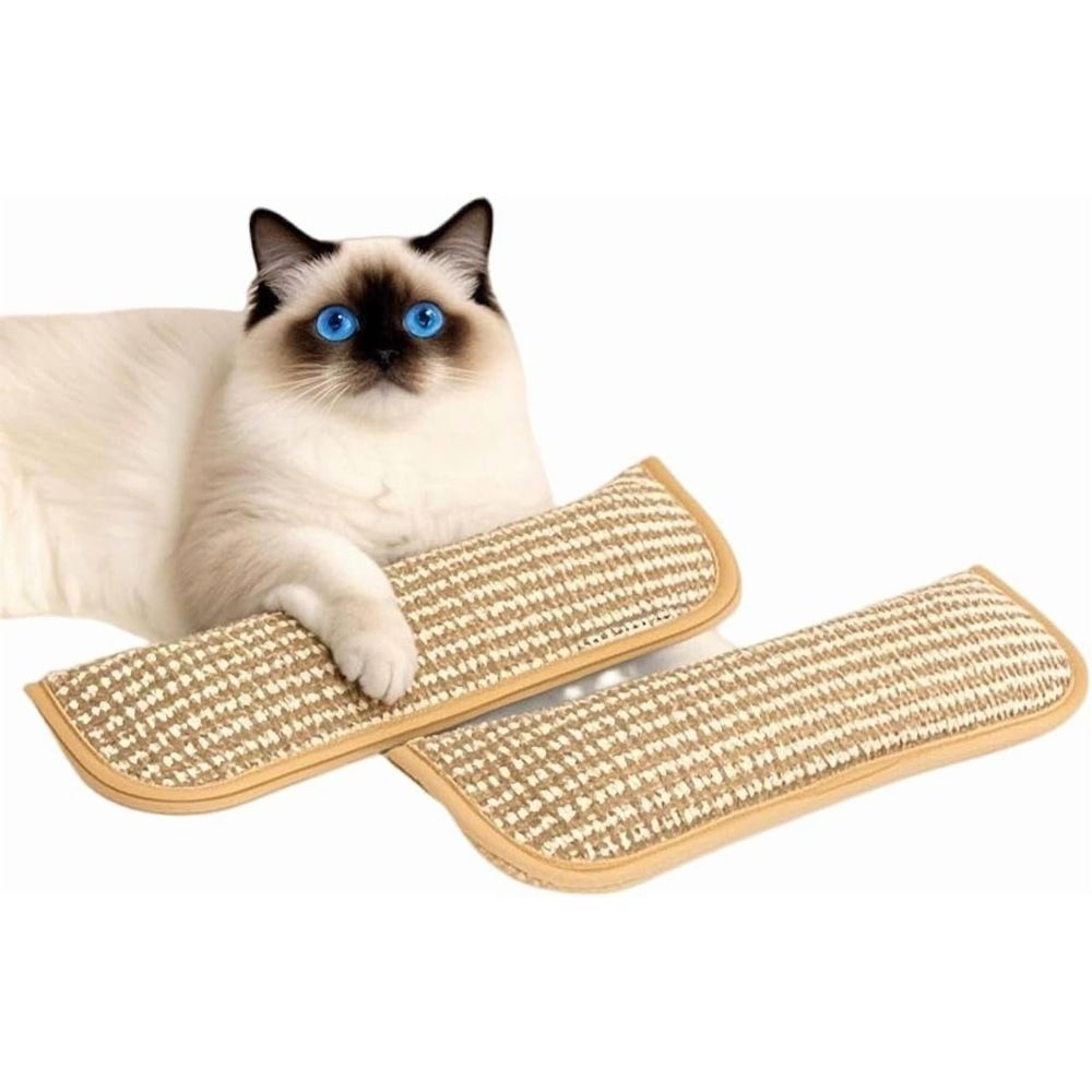 Pillow, Premium Catnip-Infused Pillow with Dual Hemp Rope, Sisal Scratching & Bite-Resistant Design for Teething, Play & Cat Anxiety Relief