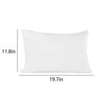 Bed Pillows for Sleeping, Hotel Quality Pillow Core, Standard Pillow Core, Stays Cool, Soft, Comfortable, Breathable, Bedding, for Back, Side, Stomach, Sleeper, 19.7 × 11.8 × 2.7 inch