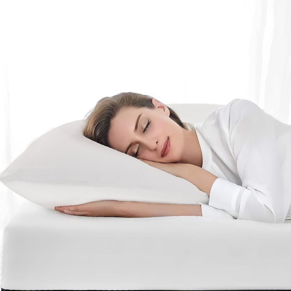 Bed Pillows for Sleeping, Hotel Quality Pillow Core, Standard Pillow Core, Stays Cool, Soft, Comfortable, Breathable, Bedding, for Back, Side, Stomach, Sleeper, 19.7 × 11.8 × 2.7 inch