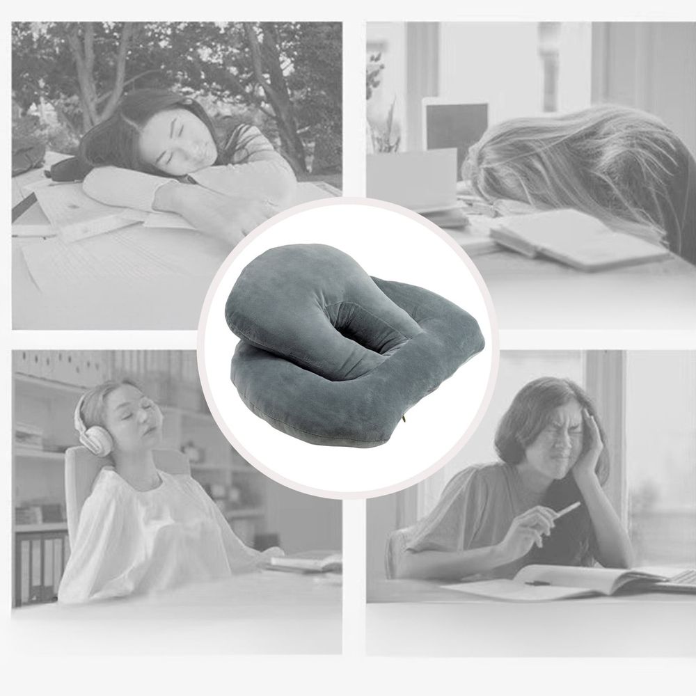 Face Down Pillow, Face Down Pillow for Sleeping/After Eye Surgery, Multifunctional Hollow Desktop Sleeping Pillow Office Lunch Break Pillow