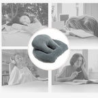 Face Down Pillow, Face Down Pillow for Sleeping/After Eye Surgery, Multifunctional Hollow Desktop Sleeping Pillow Office Lunch Break Pillow