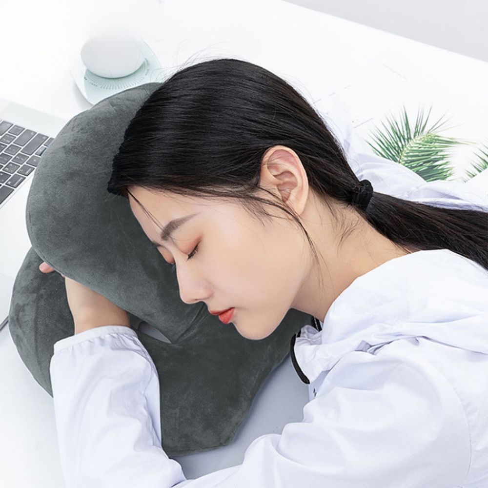 Face Down Pillow, Face Down Pillow for Sleeping/After Eye Surgery, Multifunctional Hollow Desktop Sleeping Pillow Office Lunch Break Pillow