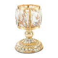 Tabletop Tealight Crystal Candle Holders, Crystal Bowl Tealight Candelabra, Wedding centerpieces for Tables Crystal Candlestick, Centerpiece Table Decorations, Valentine's Day Decoratio